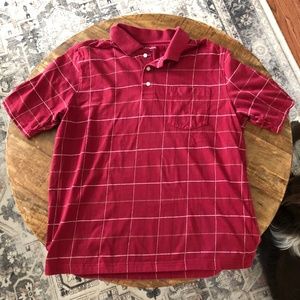Croft & Barrow Men's Red Polo - Size Large